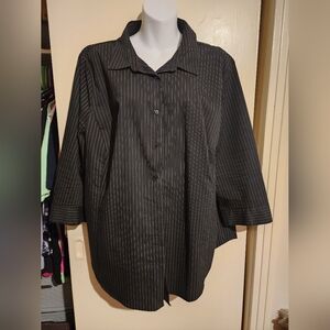 Black striped blouse